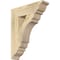 Ekena Millwork Olympic Traditional Rough Sawn Bracket, Douglas Fir, 4"W x 16"D x 20"H BKT04X16X20OLY01RDF - alternate 1